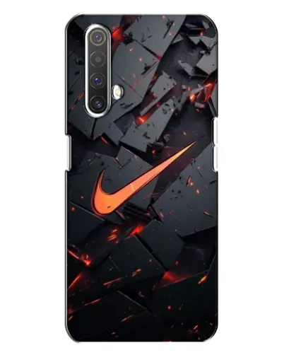Чехол для Realme X3 с картинкой «Nike — эффект разломов» Чехол для Realme X3 с картинкой «Nike — эффект разломов»