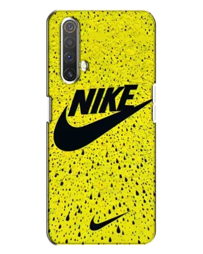 Чехол для Realme X3 с картинкой «Желтый текстурный Nike» Чехол для Realme X3 с картинкой «Желтый текстурный Nike»