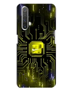 Чохол для Realme X3 з картинкою «Nike — золота іскра»
