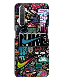 Чохол для Realme X3 з картинкою «Яскравий колаж Nike»