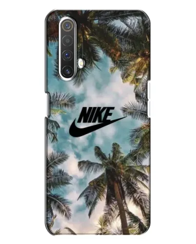 Чехол для Realme X3 с картинкой «Тропический принт Nike» Чехол для Realme X3 с картинкой «Тропический принт Nike»
