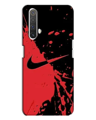 Чехол для Realme X3 с картинкой «Красные брызги Nike» Чехол для Realme X3 с картинкой «Красные брызги Nike»