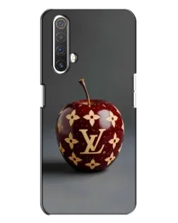 Чехол для Realme X3 с картинкой «Красное яблоко LV»