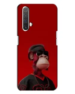 Чохол для Realme X3 з картинкою «Bored Ape в червоному»