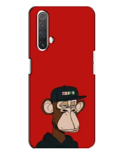 Чехол для Realme X3 с картинкой «Bored Ape — красный фон» Чехол для Realme X3 с картинкой «Bored Ape — красный фон»