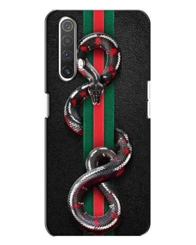 Чехол для Realme X3 с картинкой «Gucci — змея на полосе» Чехол для Realme X3 с картинкой «Gucci — змея на полосе»