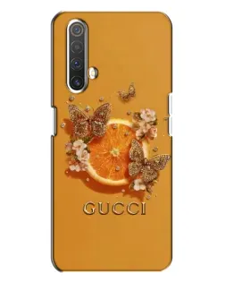 Чехол для Realme X3 с картинкой «Gucci — золотые бабочки» Чехол для Realme X3 с картинкой «Gucci — золотые бабочки»