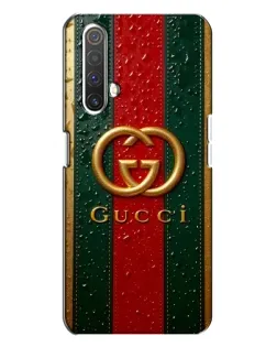 Чехол для Realme X3 с картинкой «Gucci — фирменная полоса и золото» Чехол для Realme X3 с картинкой «Gucci — фирменная полоса и золото»