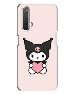 Чехол для Realme X3 с картинкой «Kuromi и сердце»