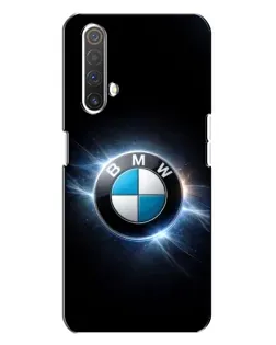 Чохол для Realme X3 з картинкою «BMW — неонове сяйво»