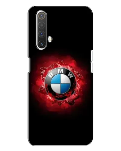 Чехол для Realme X3 с картинкой «Логотип BMW — вспышка»