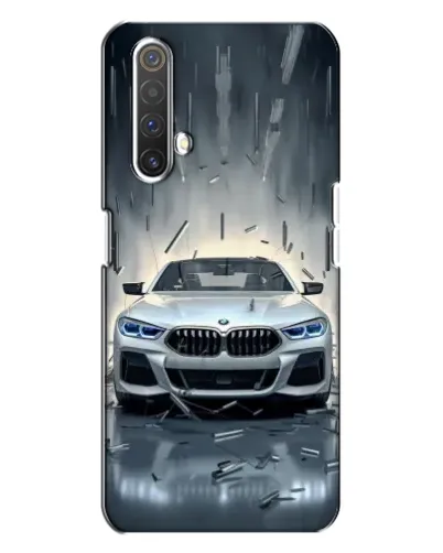 Чехол для Realme X3 с картинкой «BMW в свете фар»