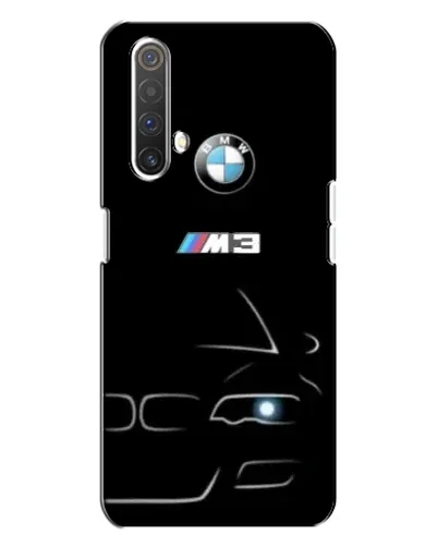 Чехол для Realme X3 с картинкой «Минималистичный принт BMW M3»