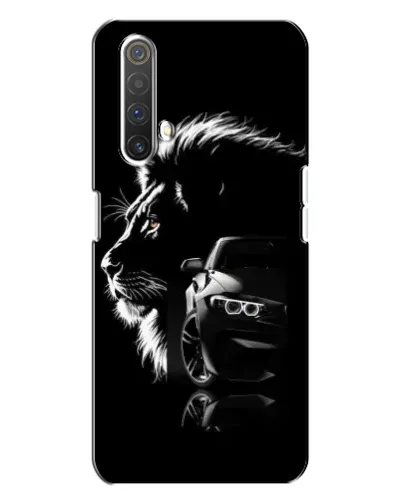 Чехол для Realme X3 с картинкой «BMW и лев»
