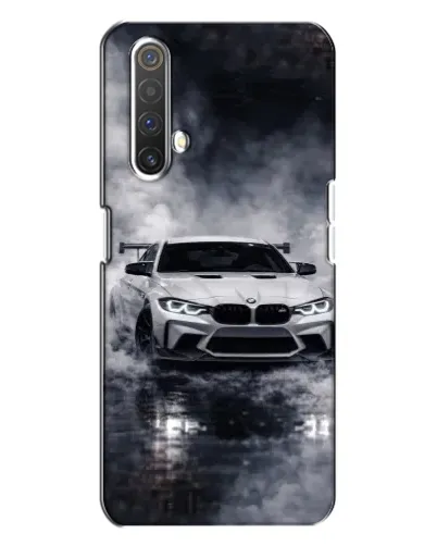 Чехол для Realme X3 с картинкой «BMW сквозь туман»