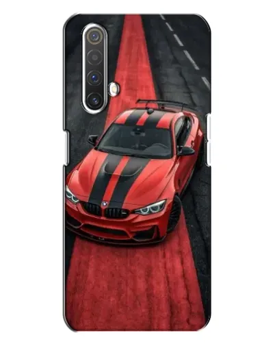 Чехол для Realme X3 с картинкой «BMW на красной дорожке»