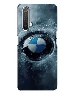 Чохол для Realme X3 з картинкою «Логотип BMW — лід»