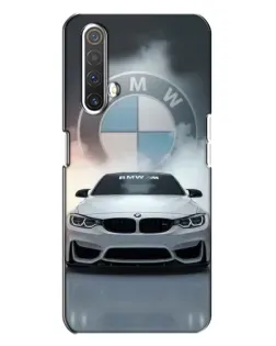 Чохол для Realme X3 з картинкою «BMW в білому диму»