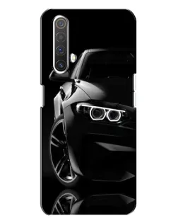 Чохол для Realme X3 з картинкою «Чорна BMW — профіль»