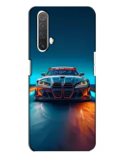 Чохол для Realme X3 з картинкою «BMW — вогні неону»
