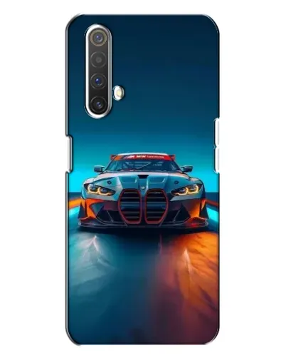 Чехол для Realme X3 с картинкой «BMW — огни неона» Чехол для Realme X3 с картинкой «BMW — огни неона»