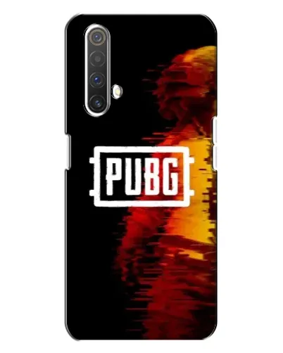 Чехол для Realme X3 с картинкой «Яркий логотип PUBG»