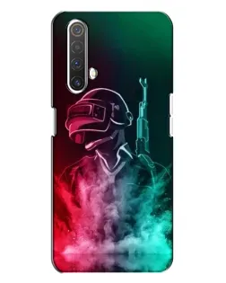 Чехол для Realme X3 с картинкой «PUBG — огненный воин»