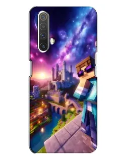 Чехол для Realme X3 с картинкой «Стив и космос»