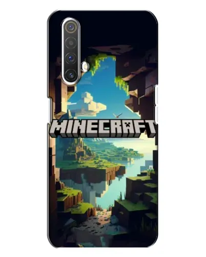 Чехол для Realme X3 с картинкой «Пещера Майнкрафт»