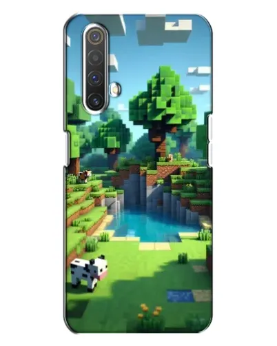 Чехол для Realme X3 с картинкой «Minecraft летний день»