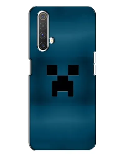 Чехол для Realme X3 с картинкой «Крипер текстура»