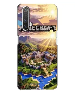 Чехол для Realme X3 с картинкой «Minecraft панорама»