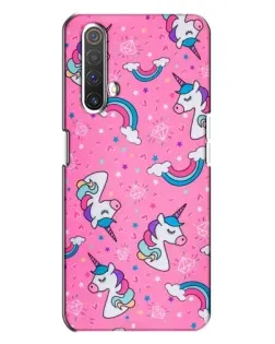 Чехол для Realme X3 с картинкой «Unicorn паттерн розовый» Чехол для Realme X3 с картинкой «Unicorn паттерн розовый»