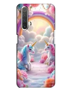 Чехол для Realme X3 с картинкой «Радуга и единороги» Чехол для Realme X3 с картинкой «Радуга и единороги»