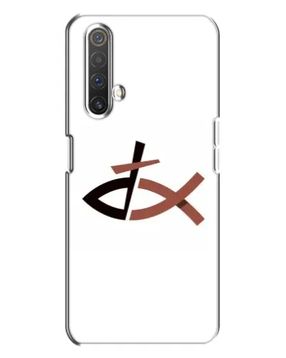 Чехол для Realme X3 с картинкой «Рыба и крест» Чехол для Realme X3 с картинкой «Рыба и крест»