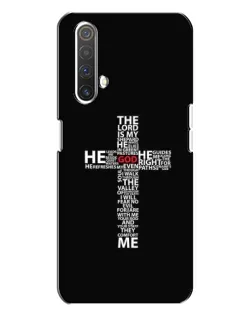 Чехол для Realme X3 с картинкой «Текстовый крест» Чехол для Realme X3 с картинкой «Текстовый крест»