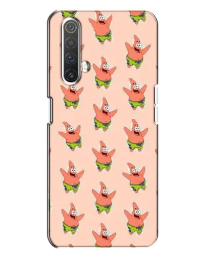 Чехол для Realme X3 с картинкой «Патрик Стар паттерн»
