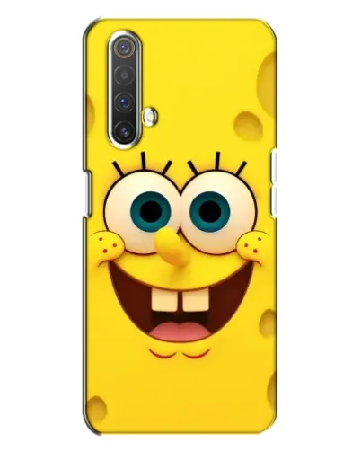 Чехол для Realme X3 с картинкой «Губка Боб улыбка»