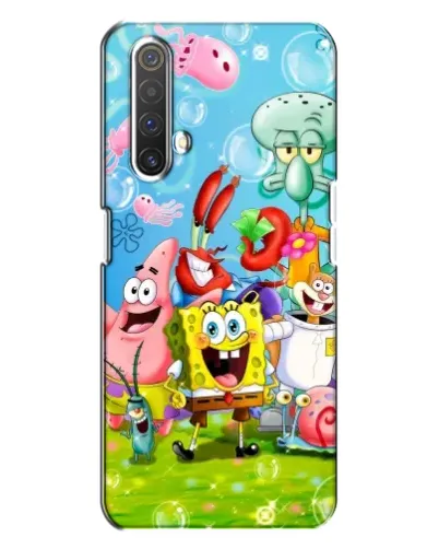 Чехол для Realme X3 с картинкой «Губка Боб и друзья» Чехол для Realme X3 с картинкой «Губка Боб и друзья»