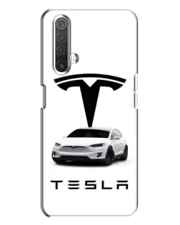 Чехол для Realme X3 с картинкой «Tesla White Style»