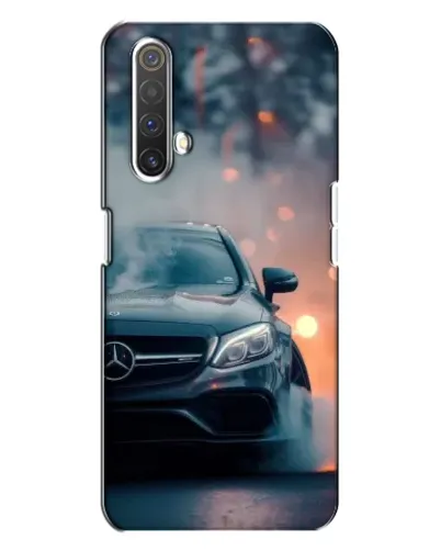 Чехол для Realme X3 с картинкой «Mercedes — ночной город» Чехол для Realme X3 с картинкой «Mercedes — ночной город»