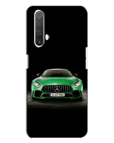 Чехол для Realme X3 с картинкой «Mercedes — неоновый лого» Чехол для Realme X3 с картинкой «Mercedes — неоновый лого»