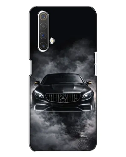 Чехол для Realme X3 с картинкой «Mercedes в дыму» Чехол для Realme X3 с картинкой «Mercedes в дыму»
