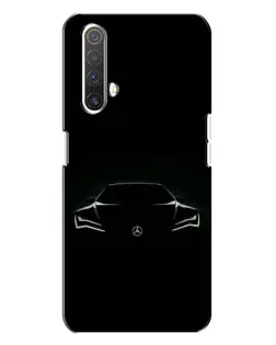 Чехол для Realme X3 с картинкой «Mercedes — силуэт авто» Чехол для Realme X3 с картинкой «Mercedes — силуэт авто»