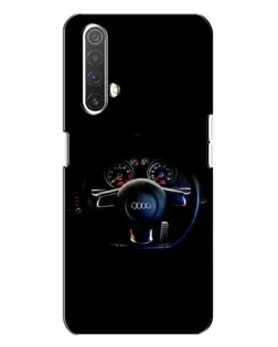 Чохол для Realme X3 з картинкою «Салон Audi — кермо»