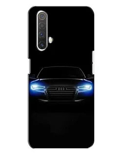 Чохол для Realme X3 з картинкою «Audi в неоні»