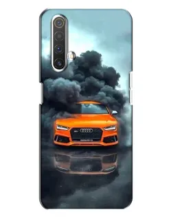 Чохол для Realme X3 з картинкою «Audi у хмарах диму»