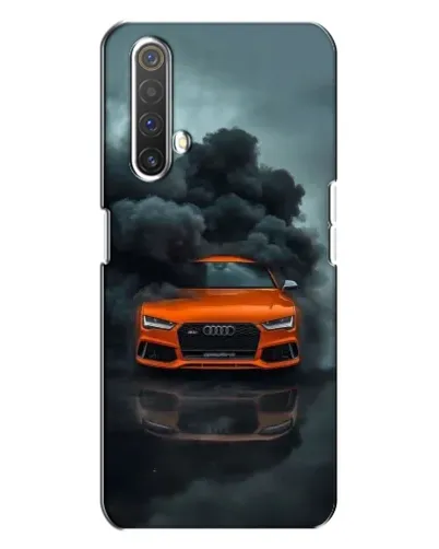 Чехол для Realme X3 с картинкой «Audi в облаках дыма» Чехол для Realme X3 с картинкой «Audi в облаках дыма»