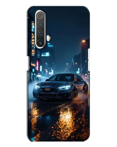 Чехол для Realme X3 с картинкой «Ночной город и Audi» Чехол для Realme X3 с картинкой «Ночной город и Audi»