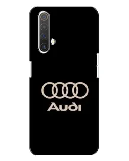 Чохол для Realme X3 з картинкою «Audi — золотий логотип»